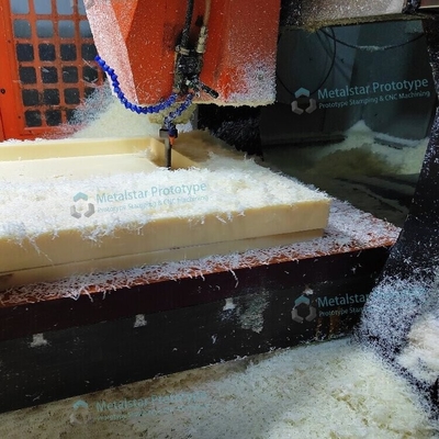 Usługi obróbki gładkich tworzyw sztucznych CNC / prototyp tworzyw sztucznych ABS