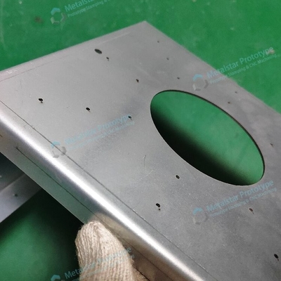Szybkie wysokiej jakości prototypowanie zgiętej arkuszy metalowej / prototyp części metalowych