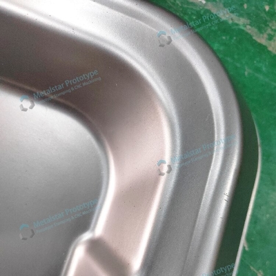 0.8mm SPCD Steel Deep Draw Prototype Parts For BBQ And Grill