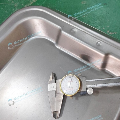 0.8mm SPCD Steel Deep Draw Prototype Parts For BBQ And Grill